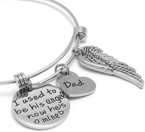 img 2 attached to Cherished Remembrance: Dad Memorial Necklace - A Tribute to a Beloved Father