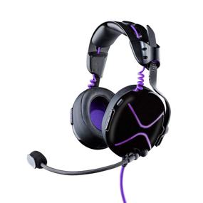 img 4 attached to 🎧 Ultimate Performance: Victrix Pro AF Wired Professional Esports Gaming Headset with Cooling - PS4, PS5, PC (Black/Purple)