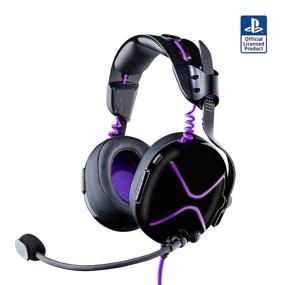 img 3 attached to 🎧 Ultimate Performance: Victrix Pro AF Wired Professional Esports Gaming Headset with Cooling - PS4, PS5, PC (Black/Purple)