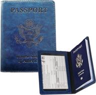 бумажники для паспорта кожаные держатели для вакцин логотип