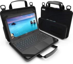 img 4 attached to UZBL 13-14 inch Always-on Pouch Case: Ideal for Students, Classrooms, and Business Use (Black)