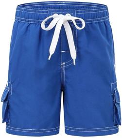 img 2 attached to 🩳 Boys' Akula Swim Trunks with Convenient Pockets
