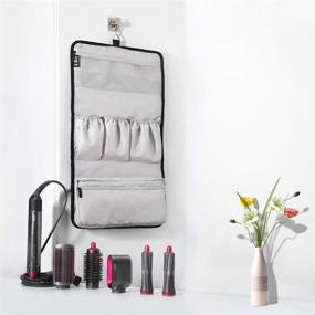 img 4 attached to 🧳 BUBM Travel Case Carry Case: Secure Storage Bag Roller Organizer for Dyson Airwrap Styler, Black