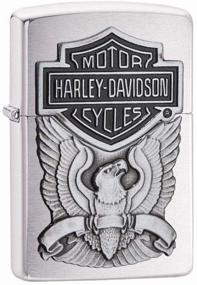 img 4 attached to 🦅✨ Harley-Davidson Eagle Wings Zippo Pocket Lighter