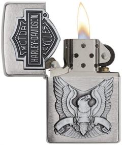 img 3 attached to 🦅✨ Harley-Davidson Eagle Wings Zippo Pocket Lighter