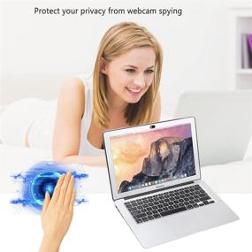 img 3 attached to 🔒 Ultra-Thin Privacy Camera Cover - Webcam Cover for Laptop, Desktop, PC, Macbook Pro, iMac, Mac Mini, Computer, Smartphone | Protect Your Privacy and Security with Strong Adhesive (3 White + 3 Black)