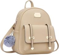 fashion backpack friendly synthetic leather logo