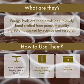 img 1 attached to Ketogeek Chocolate Fudge Energy Pod - 8 Pack: Artisan, Premium Keto & Low Carb Compact Meal Replacement