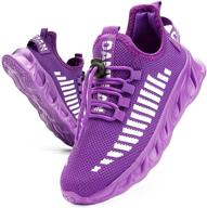 wohhhw lightweight breathable athletic non slip girls' shoes and athletic logo