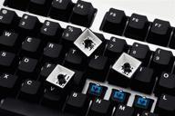 💻 mistel doubleshot pbt keycaps: 108 keys plus extra 11 set for cherry mx switches & clones, oem profile, black, pc gaming keyboard logo