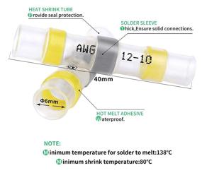 img 3 attached to Connectors 12 10Awg OURU Waterproof Insulated