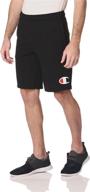 👖 champion men's 10-inch powerblend graphic short with c logo logo