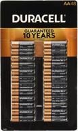 🔋 duracell coppertop aa batteries, 48-pack, alkaline-manganese dioxide, 1.5v logo