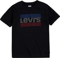 👕 levis graphic t shirt: stylish white sportswear for boys' clothing in tops, tees & shirts collection logo