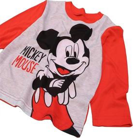 img 2 attached to 🐭 Adorable Disney Boys' Mickey Mouse Pajama Set - Comfortable and Stylish Sleepwear for Your Youngsters!