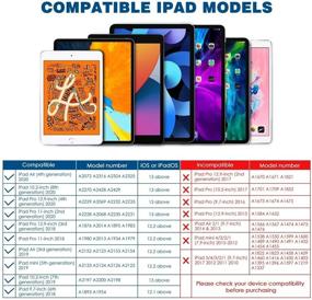 img 3 attached to 🖊️ Стилус MoKo для Apple 2021 iPad Mini 6-го поколения, iPad Pro 11/12.9 дюйма, iPad Air 4-го поколения - серый