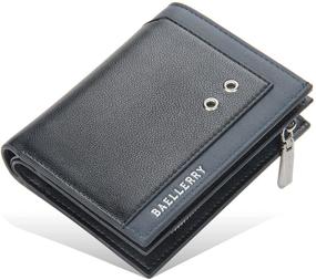 img 4 attached to 👛 Leather Wallet with Window Slots in Black S2