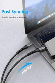 img 2 attached to LENTION USB C to USB C Cable 6.6ft 100W: Fast Charging Cord for MacBook Pro, iPad Pro, Galaxy S20, and More!