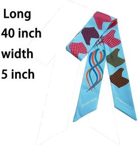 img 3 attached to Scarf Accessory Neckerchief Handle Ribbon Women's Accessories for Scarves & Wraps