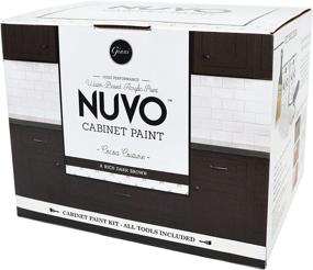 img 2 attached to 🎨 Transform Your Cabinets with Nuvo Cocoa Couture Cabinet Paint Kit, Brown