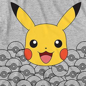 img 3 attached to 👕 Pokémon Boys Pikachu Game Shirt - Catch 'Em All - Official T-Shirt