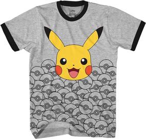 img 4 attached to 👕 Pokémon Boys Pikachu Game Shirt - Catch 'Em All - Official T-Shirt