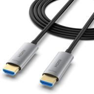 🔌 atzebe fiber optic hdmi cable 80ft: 4k@60hz, hdr, dolby vision, hdcp 2.2, arc, 3d, 18gbps logo