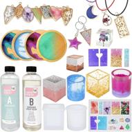 🎨 craft it up! resin kit - ultimate beginner's jewelry making set - all-inclusive epoxy resin starter kit with molds, charms, dyes, and dry flowers - ideal gift set for crafting enthusiasts logo