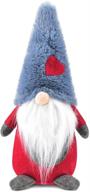 🎅 erkoon 12 inch handmade scandinavian santa gnome - christmas swedish tomte nisse - nordic plush elf dwarf - home table ornaments decoration logo