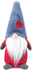 img 4 attached to 🎅 ERKOON 12 Inch Handmade Scandinavian Santa Gnome - Christmas Swedish Tomte Nisse - Nordic Plush Elf Dwarf - Home Table Ornaments Decoration
