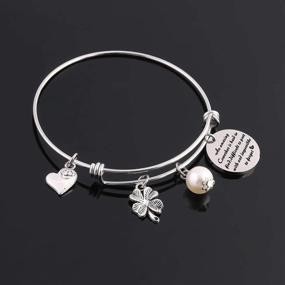 img 3 attached to 🌸 TzrNhm Blossom: Unforgettable Bangle Keychain Gifts for Coworkers, Partners, Bosses, and Friends