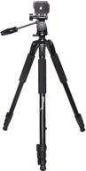 📷 ultimaxx 80-inch lightweight portable tripod stand: professional 3-way pan head with tilt motion, bubble level, and carrying bag - suitable for dslr cameras and camcorders logo