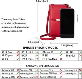 img 3 attached to Myfriday Crossbody Cellphone Shoulder Smartphone