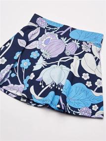 img 3 attached to 👧 Pack of Two Printed Skorts for Girls at The Children's Place