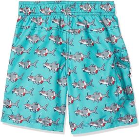 img 1 attached to Hatley Board Shorts White Sharks Boys' Clothing in Swim