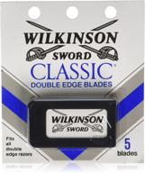 🪒 5 ct wilkinson sword classic double edge stainless steel razor blades logo