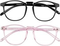 👓 feiyold blue light blocking glasses - reduce eyestrain & improve sleep quality with stylish computer eyewear (2-pack) for women and men logo