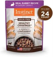 gravy cat food pouches - instinct grain free wet cat food topper, promoting healthy cravings логотип