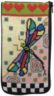 eyeglass case dragonfly needlepoint kit logo