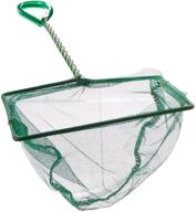 🐠 8 inch green fish net for aquarium with durable plastic handle – lasenersm fish tank net логотип