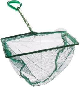 img 1 attached to 🐠 8 Inch Green Fish Net for Aquarium with Durable Plastic Handle – Lasenersm Fish Tank Net