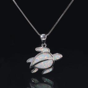 img 3 attached to CiNily Necklace Turtle Pendant Plated Girls' Jewelry