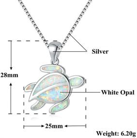 img 1 attached to CiNily Necklace Turtle Pendant Plated Girls' Jewelry