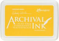 🌻 wendy vecchi designer series archival ink pad, sunflower - the ideal ranger aid49005 ink pad for your creative projects logo