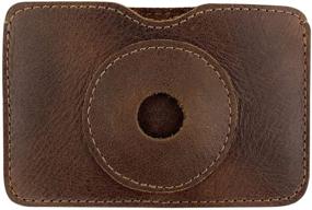 img 4 attached to 🍺 Handmade Leather Men's Accessories: Concealed Beverage Holder