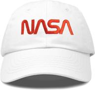 🧢 navy dalix nasa baseball cap: embroidered logo, pigment dyed, washed cotton logo