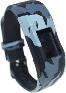 👶 ruentech replacement bands for garmin vivofit jr.2 - adjustable wristbands, watch-style clasp straps, compatible with garmin vivofit jr 2 and vivofit jr (kids) - air force pattern logo