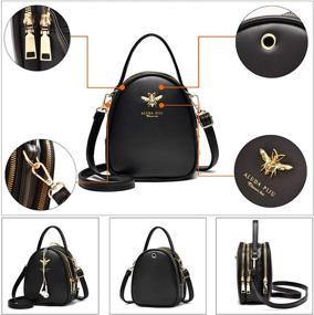 img 2 attached to 👜 Women's Stylish Lightweight Crossbody Handbags and Wallets in Fashionable Crossbody Bags