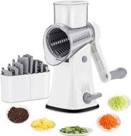 🧀 kowth 5-in-1 rotary cheese grater and mandoline vegetable slicer for kitchen - powerful rotary grater and shredder for cheese, fruits, potatoes, and nuts logo