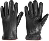 🧤 texting leather gloves with full hand touchscreen capability logo